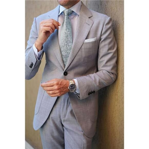 Mens Paisley Tie Pocket Square Set Wedding Formal Business Suit Necktie - Picture 3 of 7